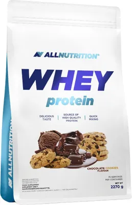 Produktbild von AllNutrition | Whey Protein Chocolate with biscuits