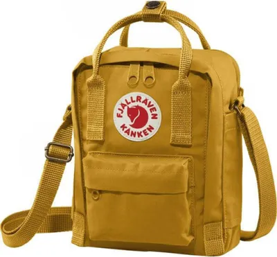 Obrázok produktu pre Fjällräven KÅNKEN SLING, Unisex, Taška cez rameno, Zips, Predné vrecko, Oker, Jednofarebné