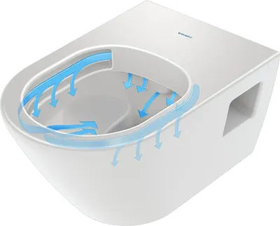 Obrázek produktu pro Závěsné WC D-NEO bez okrajů HygieneGlaze bílé HygieneGlaze bílé