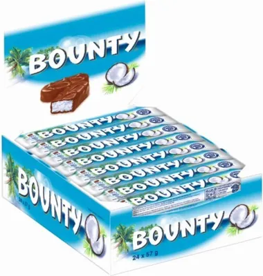 Image de BOUNTY 462184 BOUNTY Schokoriegel 24 Riegel