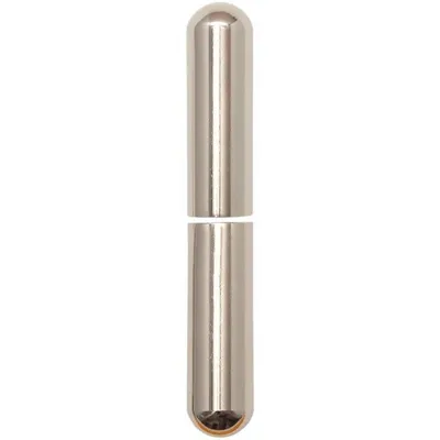 Produktbild von Zierhülse aus Aluminium | Aufsteckhülse vernickelt für Einbohrbänder | Band ø 20mm, Bandhöhe 112mm, oben + unten
