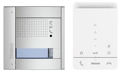 Produktbild von BTICINO Audio-Set Flex’ONE, Türstation SFERA, CLASSE100 A16E, 2-Draht, 1 Stk.