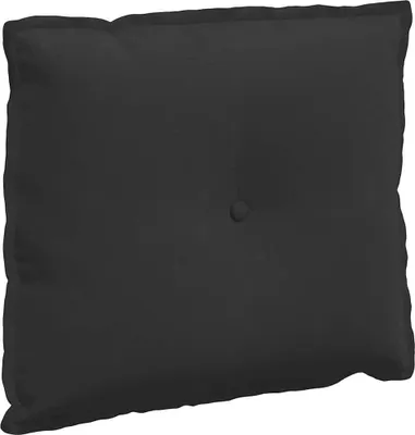 Immagine prodotto di vidaXL Cuscino lombare nero, 60 x 50 cm, tessuto in microfibra