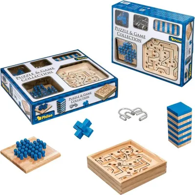 Produktbild von Puzzles und Spielen Sammlung, für 1-2 Spieler, ab 6 Jahren