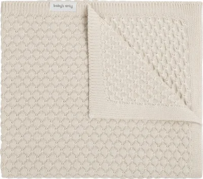 Produktbild von Baby's Only Babydecke Sky-Chunky - Warm Linen - 70x95 cm