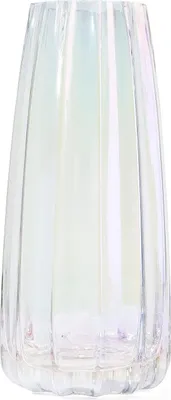 Obrázek produktu pro Skleněná váza, křišťálový květináč v módním stylu, dekorativní květináč pro domácnost a kancelář, ideální k Vánocům, narozeninám a svatbám - duhový odstín