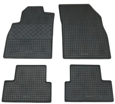 Gummifußmatten Set 4-teilig für Opel Astra J (12/2009-), schwarz