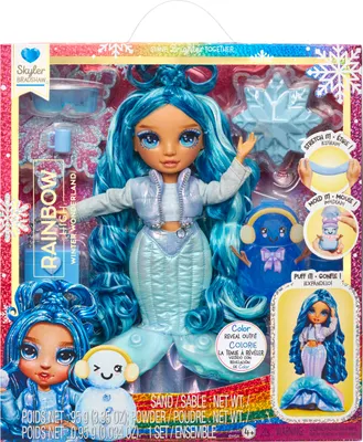 Obrázok produktu pre Rainbow High Winter Wonderland Doll- Skyler (Blue), Modelka, Žena, 4 rok / roky, Chlapec / dievča, 280 mm, Viacfarebný