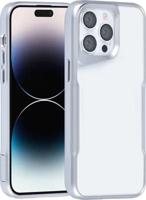 Immagine prodotto di Custodia posteriore TUNIQ per iPhone 14 Pro Max - Silicone - Argento