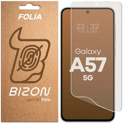 Produktbild von Matte Folie für Galaxy A57 5G, Bizon Film Matte, 1 Stück