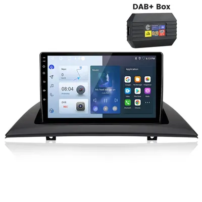 Produktbild von 9 Zoll Android13 DAB autoradio mit carplay für BMW X3 E83 04-12 NAVI GPS USB WIFI DSP 6+128G 4G SIM SWC bluetooth