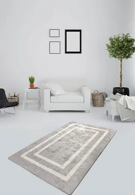 Immagine prodotto di Conceptum Hypnose, Silver- Silver CHL, colorato, tappeto, 80 x 150 cm, 50% tessuto di velluto / 50% poliestere