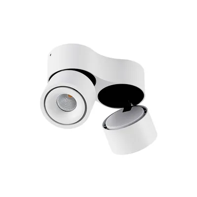Produktbild von Arcchio LED-Deckenstrahler Rotari, weiß, 2-flg., 1362lm