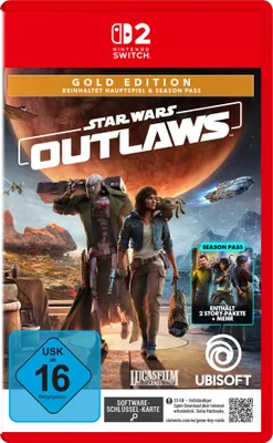 Produktbild von Ubisoft Star Wars Outlaws Gold Ed. - Switch 2 Key inkl Pass
