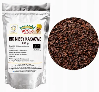 Produktbild von Zerkleinerte Kakaobohne  250G  dunkle Kakaonibs