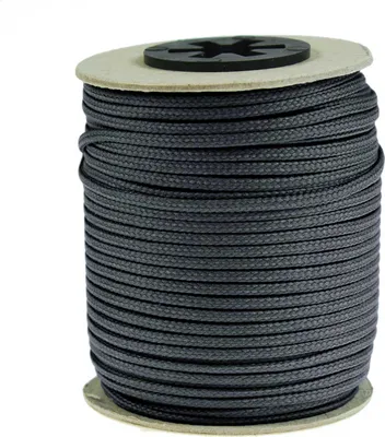 Produktbild von 50 Meter Polyesterschnur Flechtschnur 2mm, 8-fach geflochten, Kumihimo Flechten