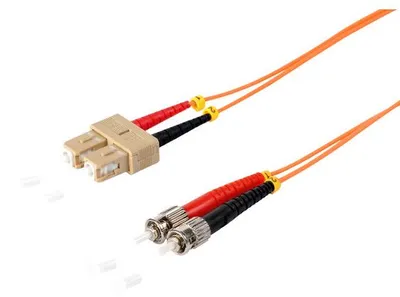Zdjęcie produktu dla Dupleksowy kabel krosowy SC/ST 50/125µ OM2 1m
