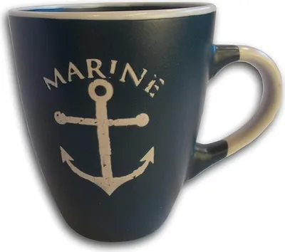 Produktbild von Maritimer Becher Anker in blau