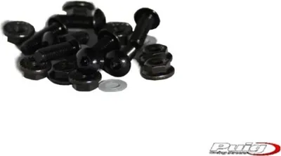 Produktbild von PUIG 0956N Eloxiertes Schraubenkit für Scheiben  passend fuer UNIVERSAL UNIVERSAL Schwarz