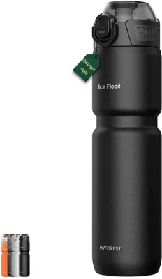 Produktbild von Isolierte Fahrradwasserflasche 0,7L Edelstahl