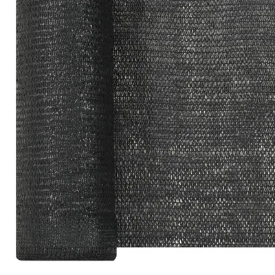 Produktbild von vidaXL Zaunblende Schwarz 2x25 m HDPE 150 g/m²
