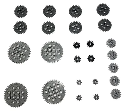 Produktbild von LEGO® Technic Zahnräder Grau Gemischt NEU! Menge 25x