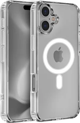 Produktbild von Hülle für iPhone 16 - Magnetische Transparent Handyhülle Kratzfest Schutzhülle Ultra Dünn Phonillico®