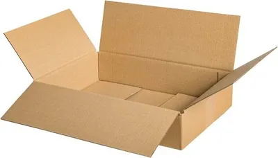 Produktbild von 25x Faltkarton 350x250x80mm (Außenmaß) für DHL-Kleinpaket 1-wellig braun