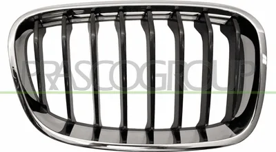 Produktbild von PRASCO BM1232023 Kühlergrill Frontgrill für BMW 1 Schrägheck (F20) Rechts Chrom Schwarz