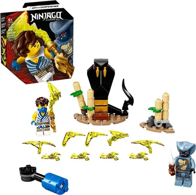 Produktbild von LEGO NINJAGO 71732 - Zestaw bitewny: Jay kontra Serpentine