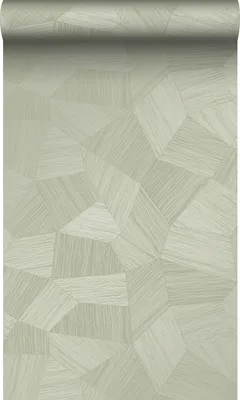 Produktbild von Origin Wallcoverings Tapete 3D-Muster Hell Graugrün 53 cm x 10.05 m