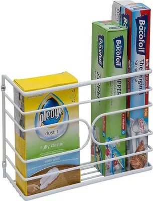 Produktbild von Küchenfach für Haushaltsfolie, Alufolie oder anderes Küchengeschirr - weiß