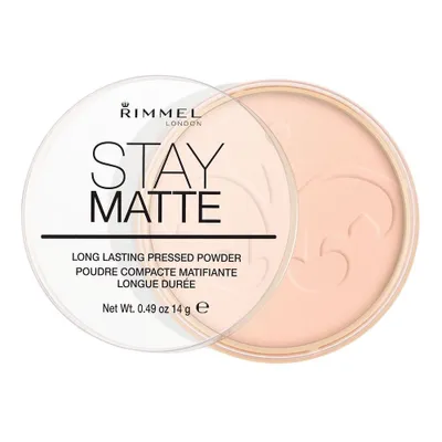 Obrázok produktu pre Rimmel Stay Matte Puder prasowany 002 Pink Blossom, 14 g