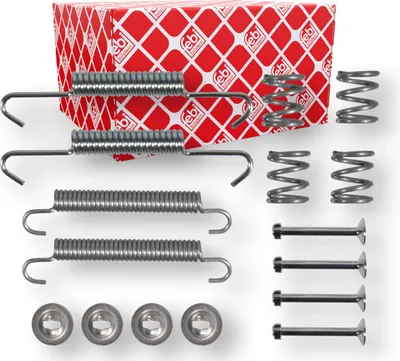 Produktbild von FEBI BILSTEIN Zubehörsatz Bremsbacken 182578 Hinten für HYUNDAI ix35 (LM, EL, ELH) 0,081kg