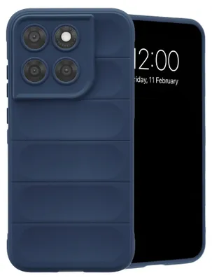 Obrázok produktu pre Kryt EasyGrip pre telefón Motorola Moto G77 – tmavomodrá