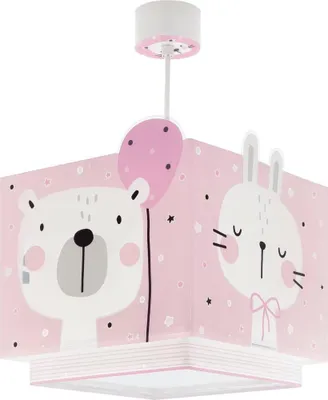 Produktbild von Dalber Deckenlampe Kinderzimmer Baby Jungle Löwen Tiger Bären Kaninchen höhenverstellbar
