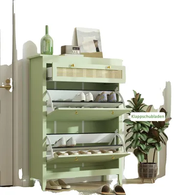 Produktbild von Schuhschrank, Hält 12 Paar Schuhe, Abmessungen 88 x 30 x 120 cm, Material Spanplatte, Tragfähigkeit 30 kg, Sicherheitsmerkmale Kipp-Schutzvorrichtungen