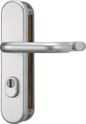 Produktbild von ABUS Tür-Schutzbeschlag KLZS714 FS1 mit Zylinderschutz - silber - 42555