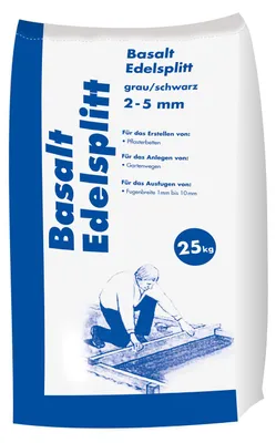 Immagine prodotto di Basalt Einkehrsand 0,02-2,2 mm 25 kg – Hochwertiges Fugenmaterial für Pflasterflächen