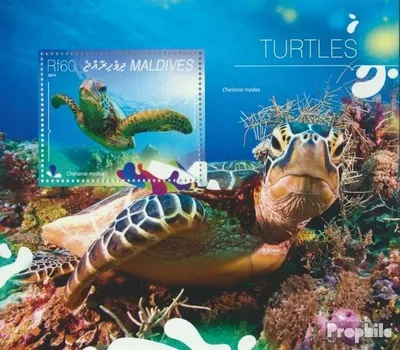 Produktbild von Briefmarken Malediven 2014 Mi Block 746 (kompl. Ausg.) postfrisch Schildkröten