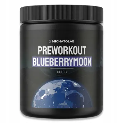 Obrázek produktu pro MichatoLab Preworkout 600g Borůvka | 8000mg Citrulin Nakopávač Pumpa Výkon