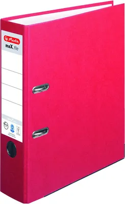 Immagine prodotto di herlitz Ordner maX.file nature plus, Rckenbr.: 80 mm, rot