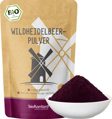 Produktbild von Wildheidelbeer Pulver 200 g gefriergetrocknet | bioKontor