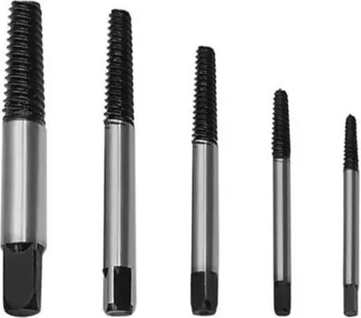 Obrázek produktu pro Bigstren 6677 Vytahováky poškozených šroubů 5ks 3-18mm (Hobby)