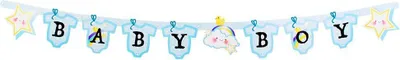 Produktbild von Baby Boy Buchstabengirlande