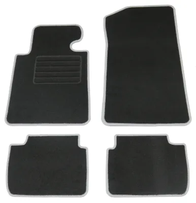 Produktbild von AD Tuning Fußmatten Set für 3er BMW E46, Limo Coupe Touring