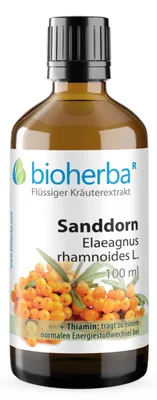 Produktbild von Bioherba Sanddorn Elaeagnus rhamnoides L. Tropfen Tinktur 100 ml