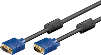 Produktbild von Full HD SVGA-Monitorverlängerung, vergoldet VGA-Stecker (15-polig) > VGA-Buchse (15-polig)