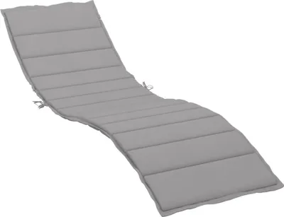 Produktbild von vidaXL Sonnenliegen-Auflage Grau 200x70x3 cm Oxford-Gewebe