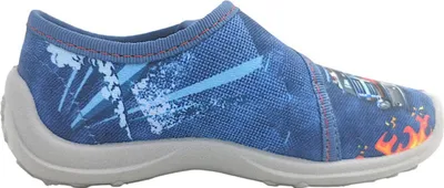 Imagen del producto de Zapatos de marca Fischer, modelo Boogy / Zapatos para niños, bomberos, zapatos para aprender a caminar, zapatillas deportivas, pantuflas, color azul, para uso diario